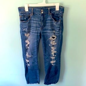 Crop Jeans. American Eagle. Size 12.
